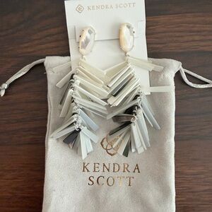 Kendra Scott Monochrome Fringe Earrings